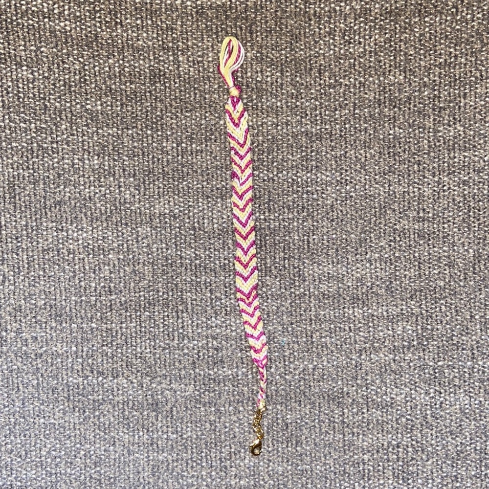 Friendship Bracelet For Grown-ups.💖💛🤍